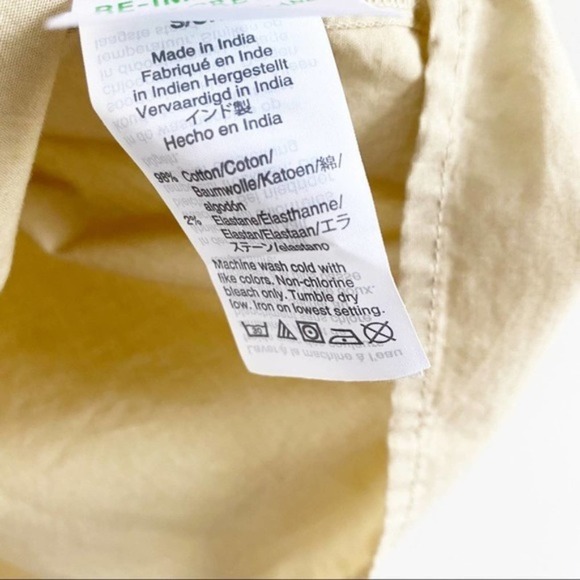 J. Crew Khaki Puff Sleeve Blouse - Picture 4 of 5